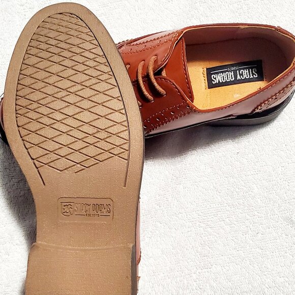 STACY ADAMS Children's Boy "TY" Cap Toe (43397-221) Cognac- Size: 13M - Picture 10 of 13